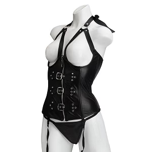 S&M Essentials(美國)Patent Leather Show Me Harness BDSM 馬甲套裝