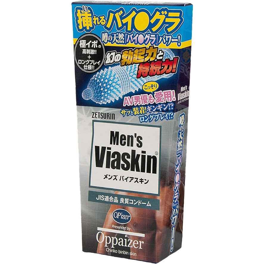 Men's Viaskin Nakanishi 中西橡膠 凸點爽感花香安全套 / 33mm / 6片裝