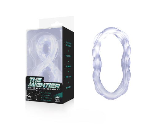 Excellent Power - THE MIGHTIER - Silicone Cock Ornament 矽膠延時環 扭紋