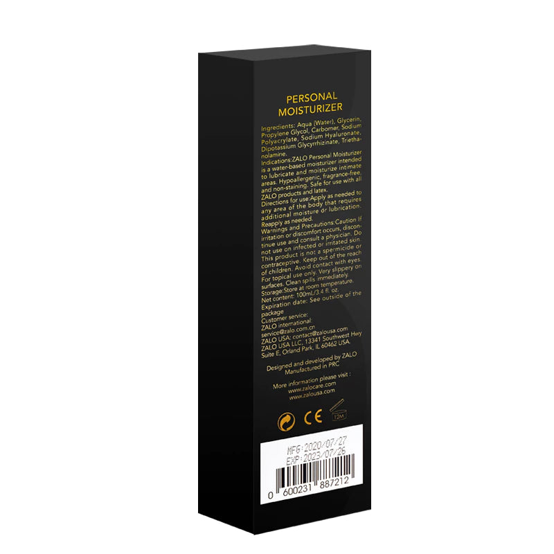 美國ZALO 水溶性潤滑液 100ml 男女用 潤滑劑 潤滑油