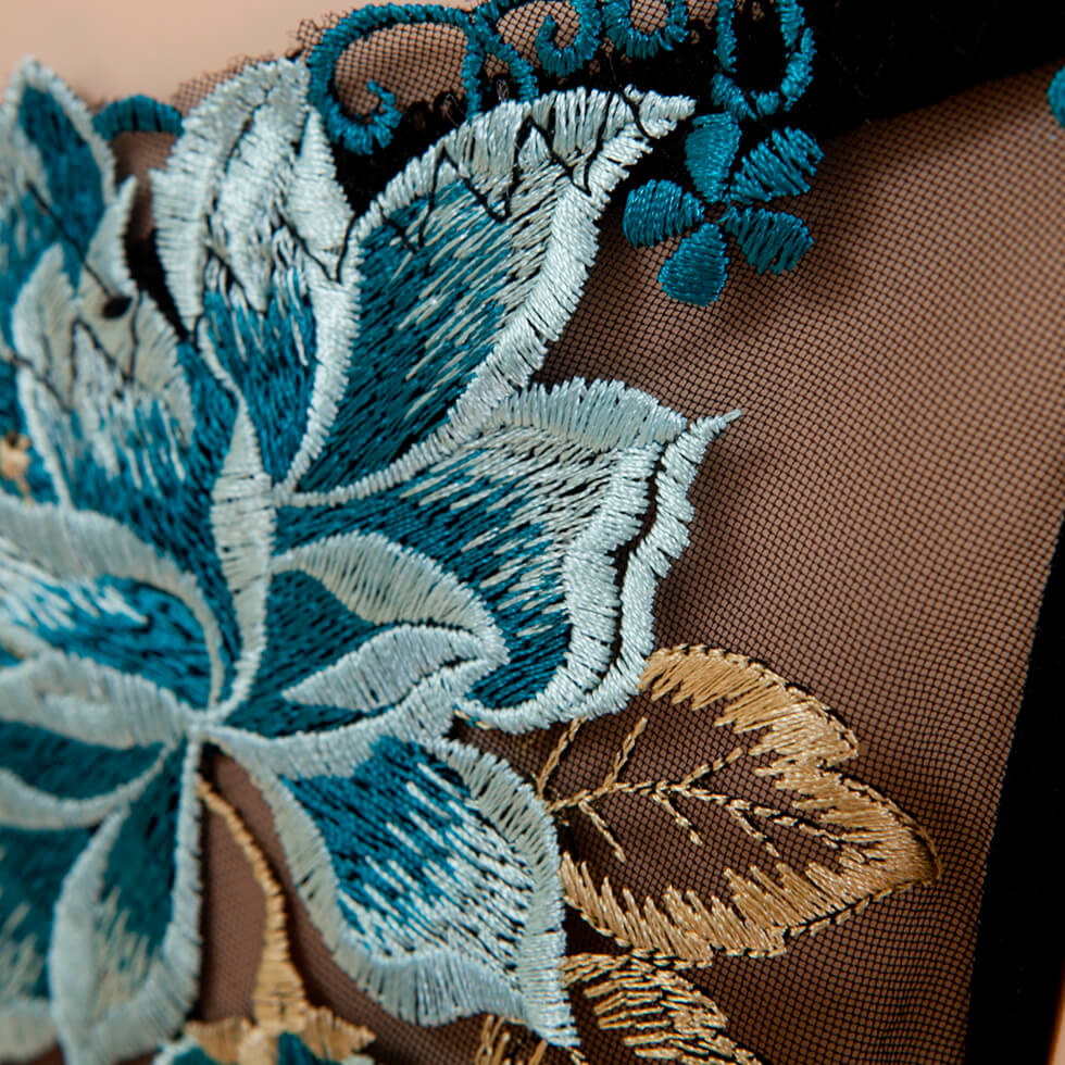 GARDEN COSTUME(日本) 大鏽花性感透視內褲GB-348