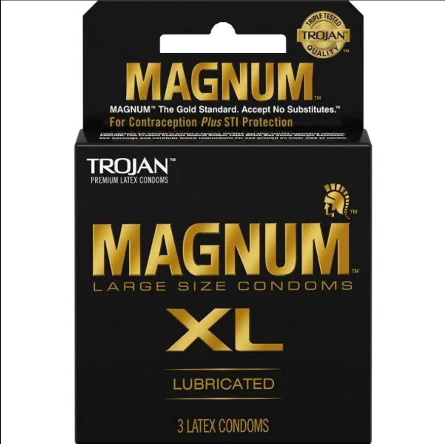 Trojan(美國)Magnum XL 64/58mm加大碼安全套(3片裝)