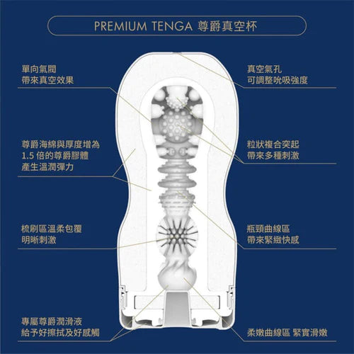 (限時特價)TENGA(日本) PREMIUM TENGA 尊爵真空杯