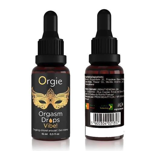 Orgie(葡萄牙) Orgasm Drops Vibe 小金瓶可食用快感高潮液 15ml