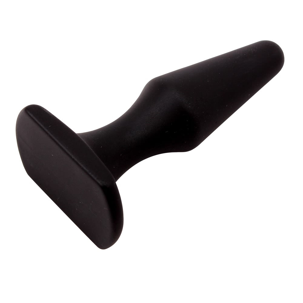 CHISA - Black Mont - 4'' M Silicone Plug 矽膠後庭塞 中碼