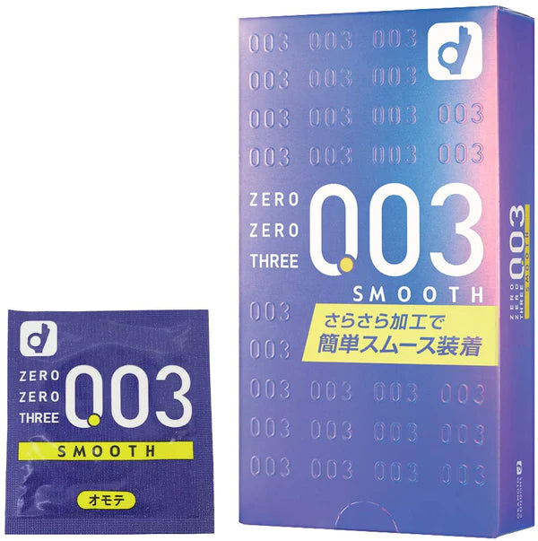 Okamoto 岡本(日本)0.03 平滑(日本版) 乳膠安全套 10片裝