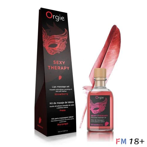 Orgie(葡萄牙) Lips Massage Kit 可食用按摩油 草莓味