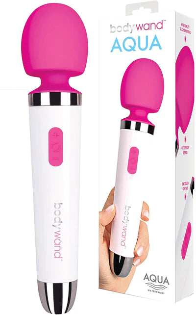 Bodywand(美國)Aqua Silicone Wand Massager 8段變頻按摩棒 (粉色)