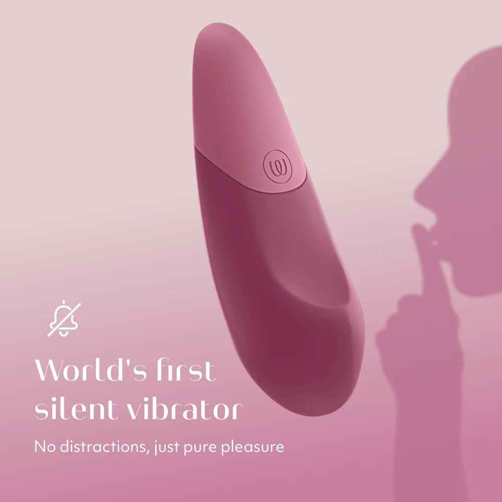 Womanizer
Vibe UltraWave 靜音振動陰蒂按摩器 - 暗粉