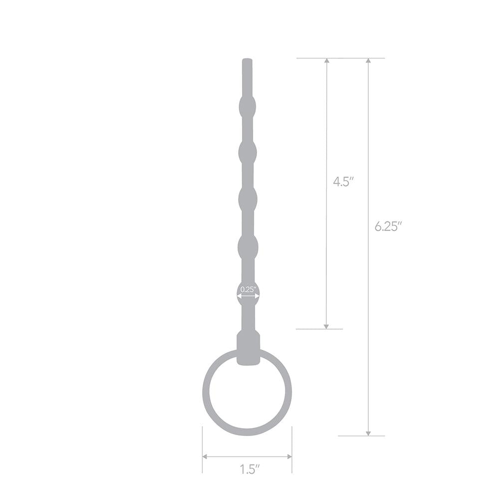 BLUE line(美國) 4.5" Stainless Steel Beaded Urethral Sound 不鏽鋼串珠尿道塞