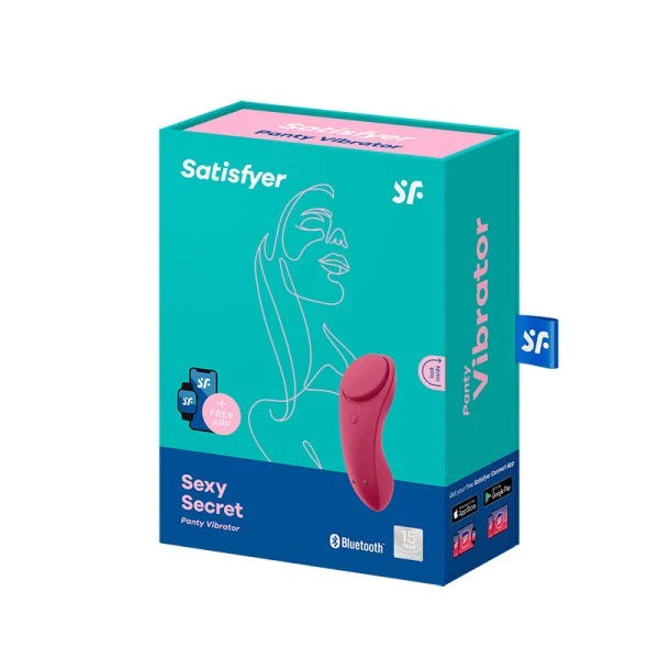 SATISFYER(德國) SEXY SECRET APP遙控穿戴震蛋