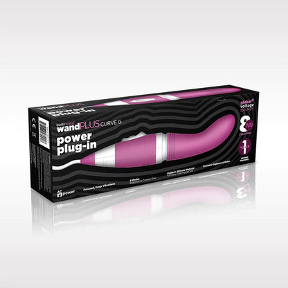 Bodywand(美國)wandPLUS Curve G8 Silicone Plug-in Wand Massager超強G點震動棒