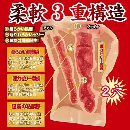 NPG(日本) 完熟名器物語發情若妻 JULIA 名器飛機杯｜日本進口雙穴仿真自慰器