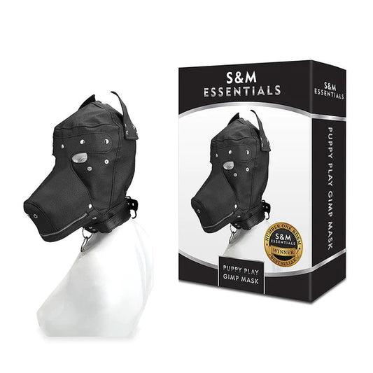 S&M Essentials(美國) PUPPY PLAY GIMP MASK 狗奴頭套