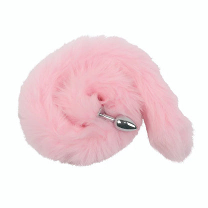 SM VIP(日本) 小狐狸長尾巴後庭塞 粉色