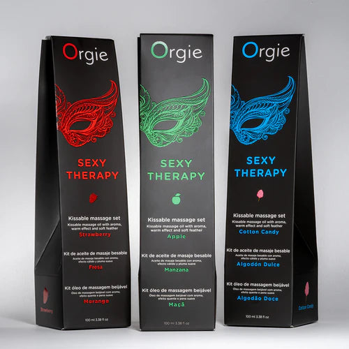 Orgie(葡萄牙) Lips Massage Kit 可食用按摩油 青蘋果味