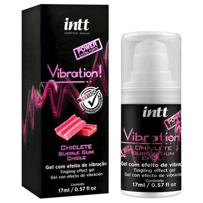 Intt(巴西) Vibration 可舔震動式熱度高潮液 增強版 (泡泡糖味) 17ml