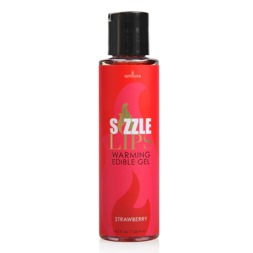 Sensuva(美國) Sizzle Lips 可食用發熱水溶性潤滑液 (草莓味) 125ml