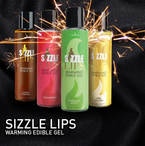 Sensuva(美國) Sizzle Lips 可食用發熱水溶性潤滑液 (草莓味) 125ml