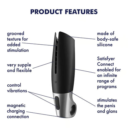 Satisfyer(德國) Power Masturbator App控制 強力電動飛機杯