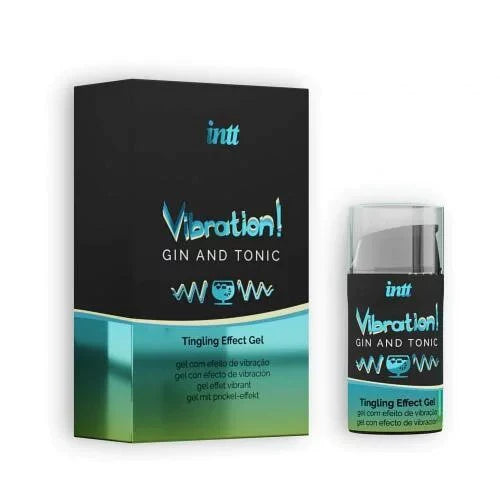 Intt(巴西) Vibration 可食用震動式發熱高潮液 15ml 琴通寧酒味 (歐洲系列增強版)