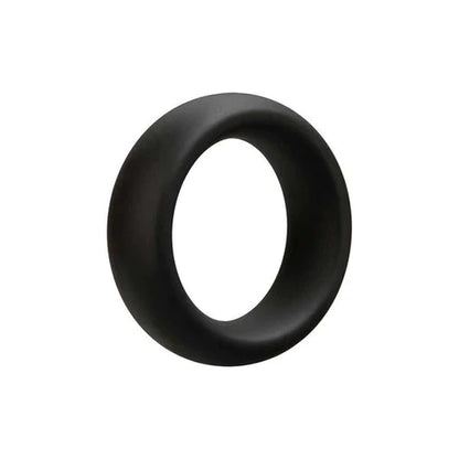 Doc Johnson(美國) C-Ring 矽膠延時環 40mm 黑色/灰色