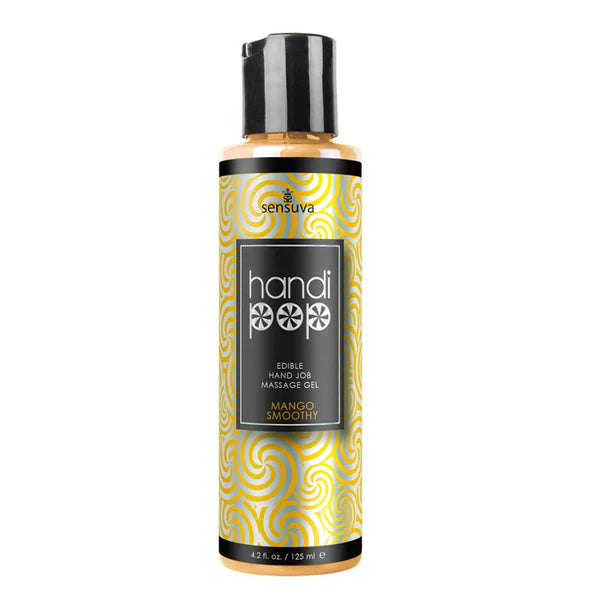 Sensuva(美國) Handipop Hand Job Massage Gel可食用潤滑油 芒果味125ml - 18funstore
