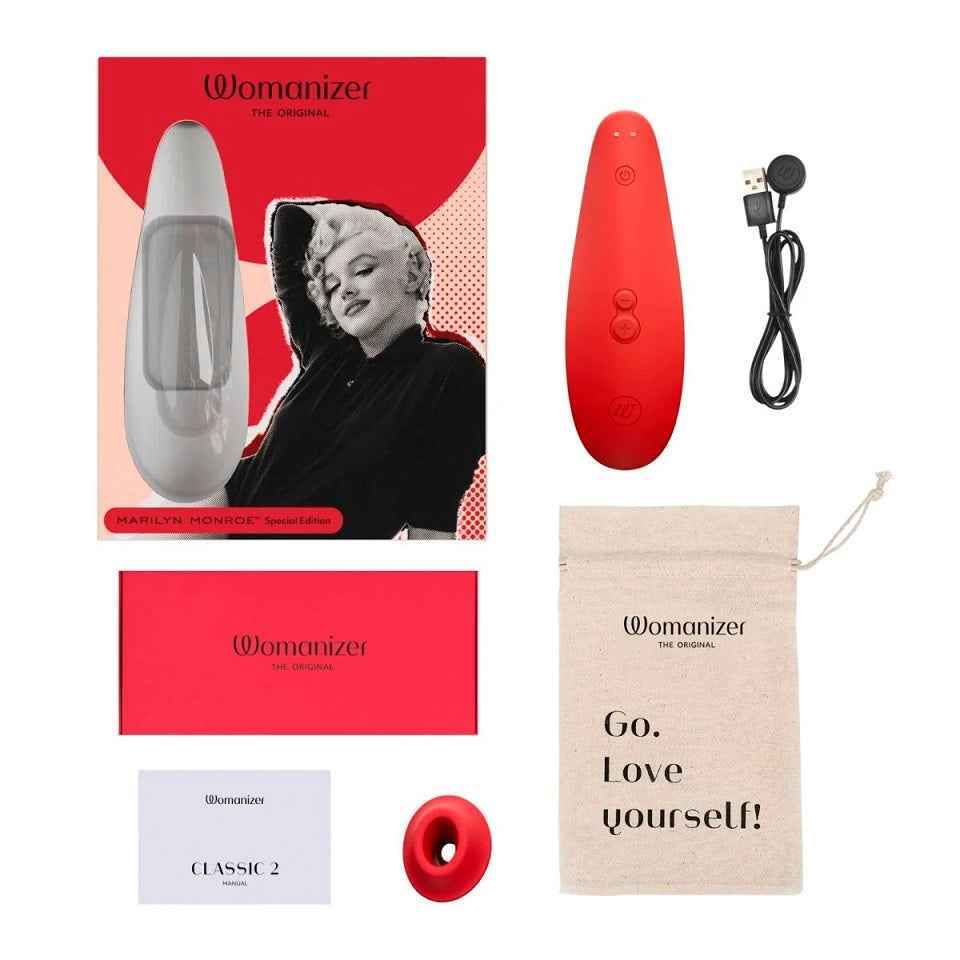 Womanizer
瑪麗蓮·夢露 經典第2代 陰蒂吸啜器 - 夕陽紅