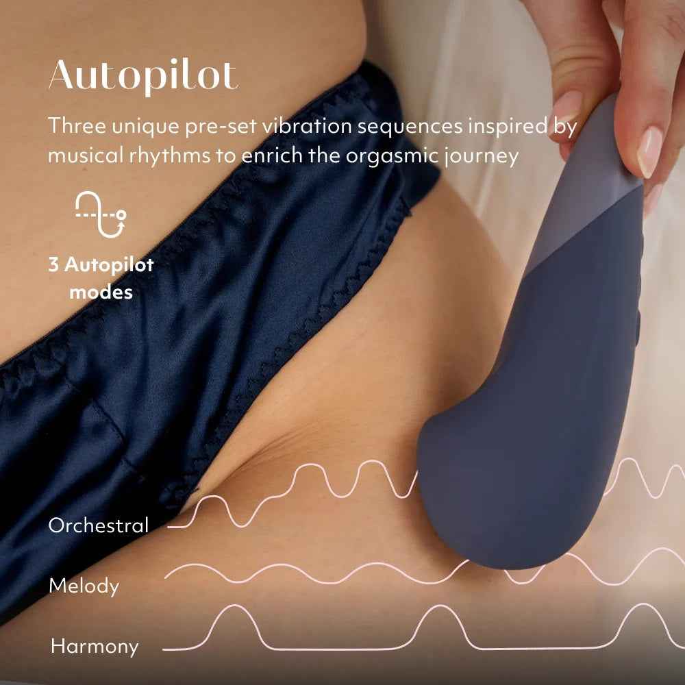 Womanizer
Vibe UltraWave 靜音振動陰蒂按摩器 - 深藍