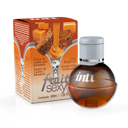 Intt(巴西) Fruit Sexy 可食用溫感水溶性潤滑液 (焦糖巧克力蛋糕) 40ml