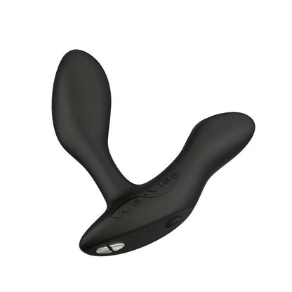 黑色We-Vibe Vector Plus震動式前列腺按摩器，適合放鬆與享受的成人用品。