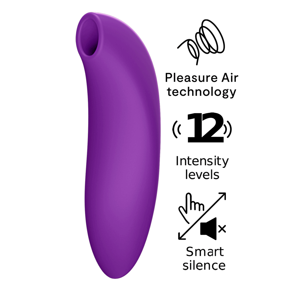 紫色We-Vibe Melt 2阴蒂吸啜器，成人情趣用品，具有吸吮和振动功能，适合增强快感。