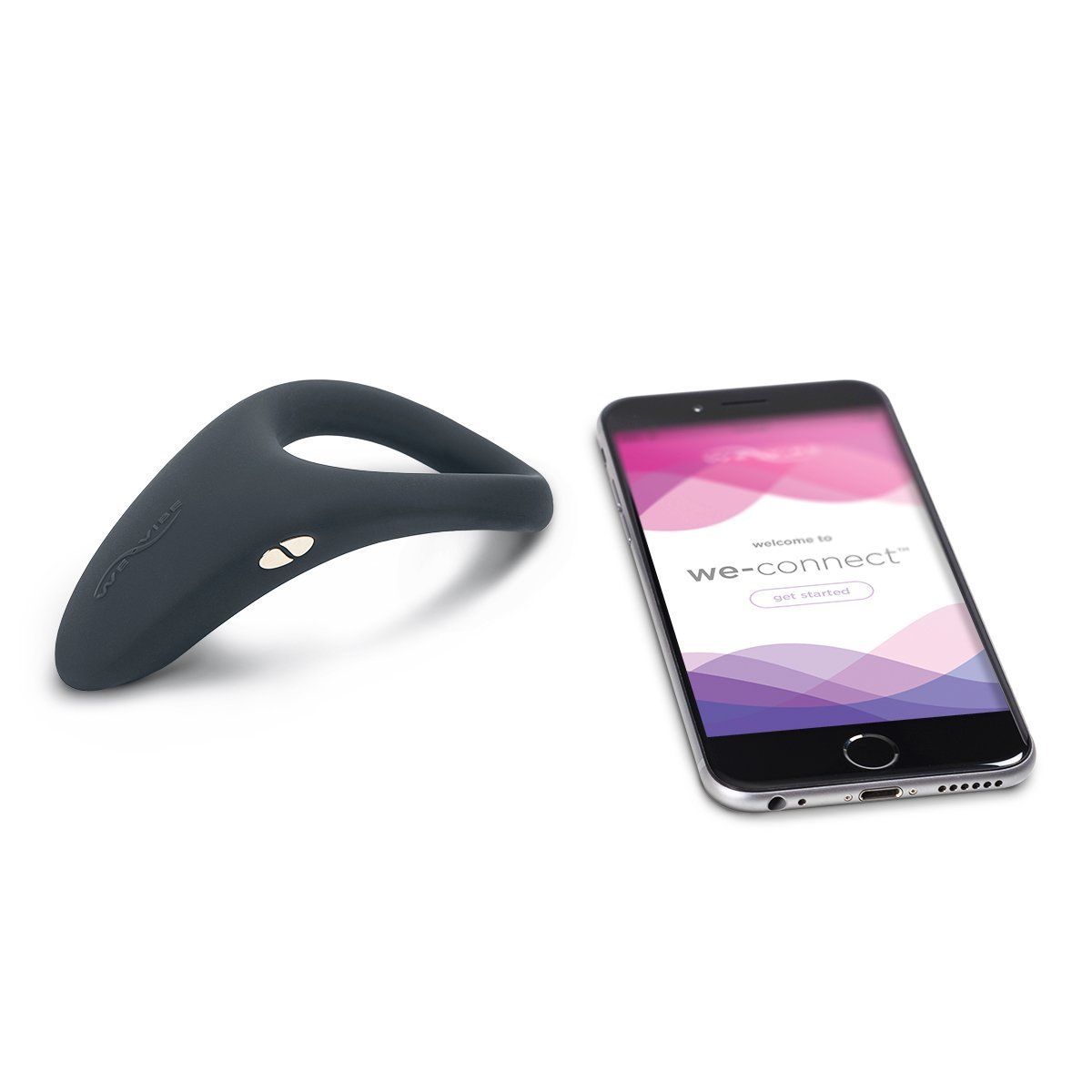暗灰色We-Vibe Verge震動環，18funstore品牌，展示產品的外觀與設計細節
