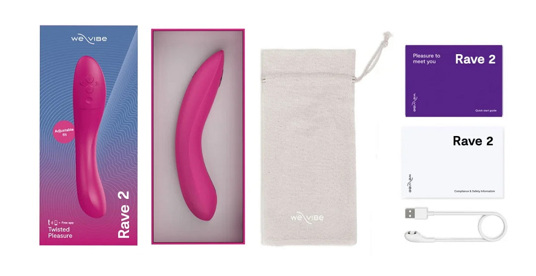 We-Vibe
Rave 2 - G點震動按摩棒 - 桃紅色 | 香港 Sex Toy 成人情趣商品 - 18FUN 旺角大埔
