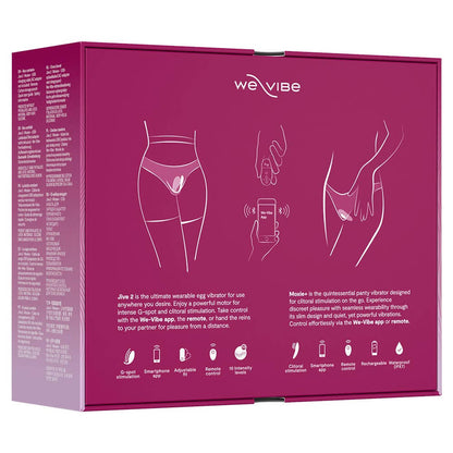 We-vibe
Play Your Way 套裝 (Jive 2 穿戴式G點震動器 & Moxie+ 穿戴式內褲震動器) - 黑色 | 香港 Sex Toy 成人情趣商品 - 18FUN 旺角大埔