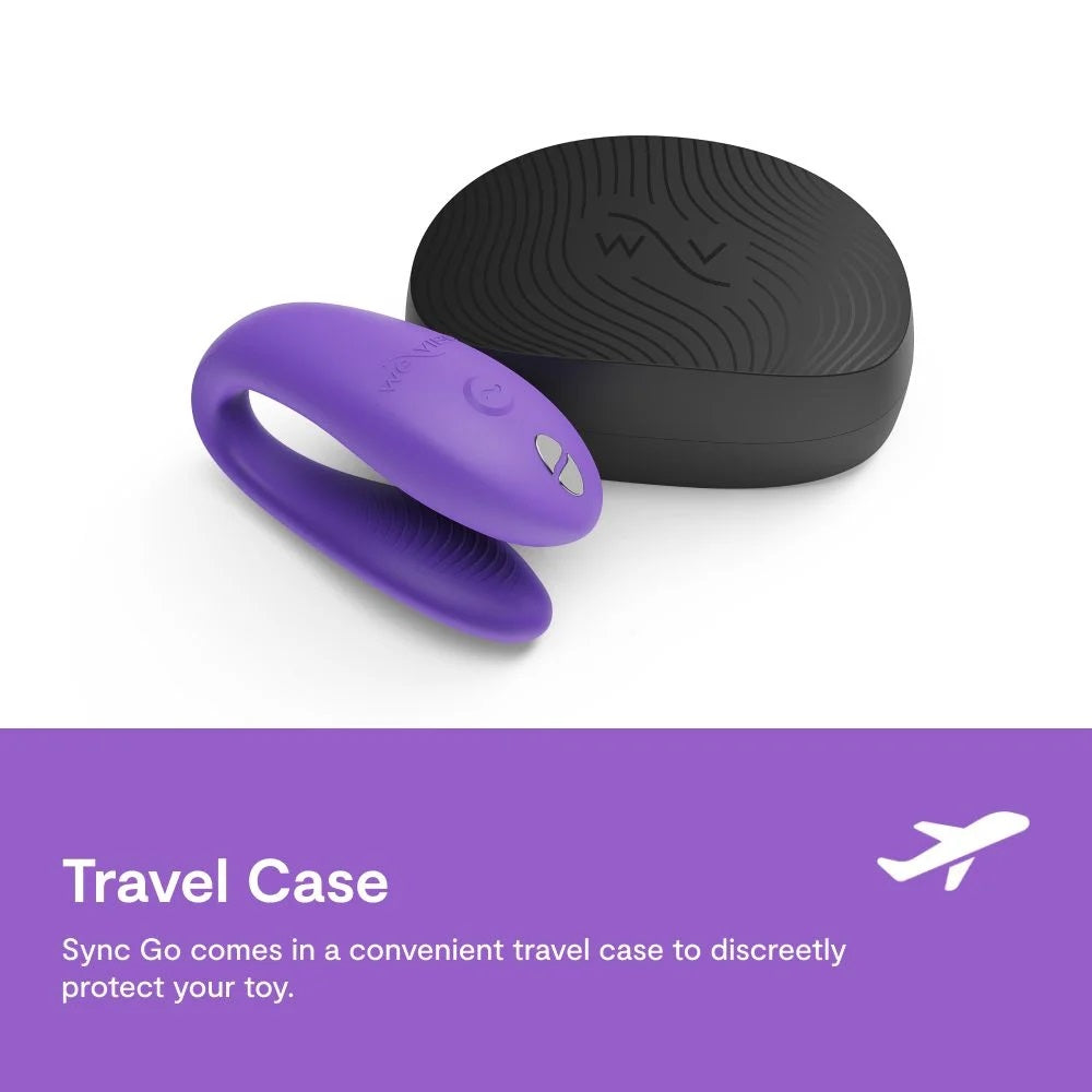 淺紫色We-Vibe Sync Go情侶共用震動器，適合情侶使用的親密成人情趣用品。