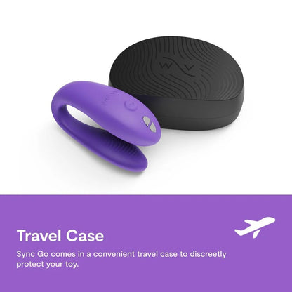 淺紫色We-Vibe Sync Go情侶共用震動器，適合情侶使用的親密成人情趣用品。