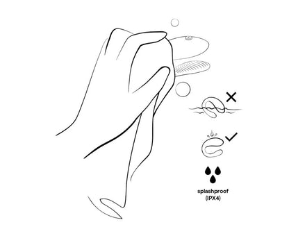 We-Vibe Sync Lite情侶共用震動器，天藍色，符合人體工學設計，適合情侶使用。