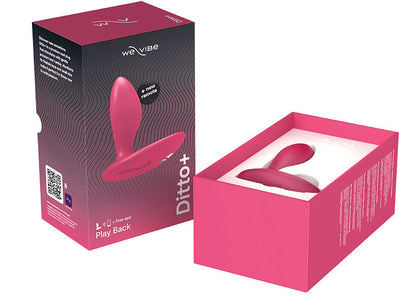 粉紅色We-Vibe Sync Lite情侶共用震動器，展示產品的外觀和設計細節