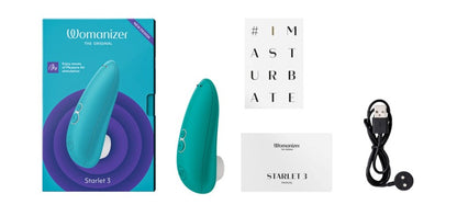 Womanizer
Starlet 3 入門級陰蒂吸啜器 - 藍綠色