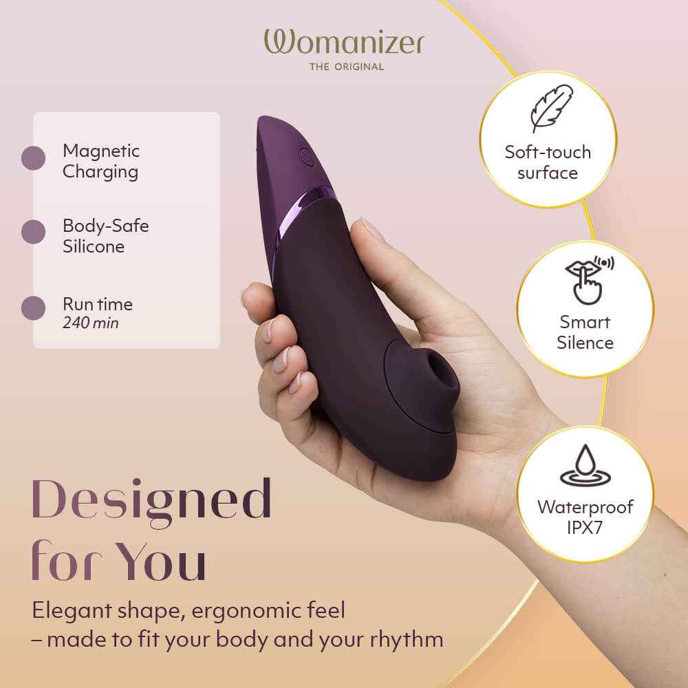 Womanizer
Next 陰蒂吸啜器 - 暗紫色