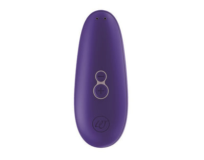 靛藍色Womanizer Starlet 3入門級陰蒂吸啜器，展示產品的外觀與設計細節
