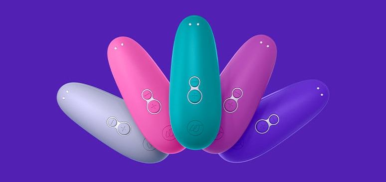 18funstore Womanizer Starlet 3靛藍色入門陰蒂吸啜器，展示產品外觀和設計細節