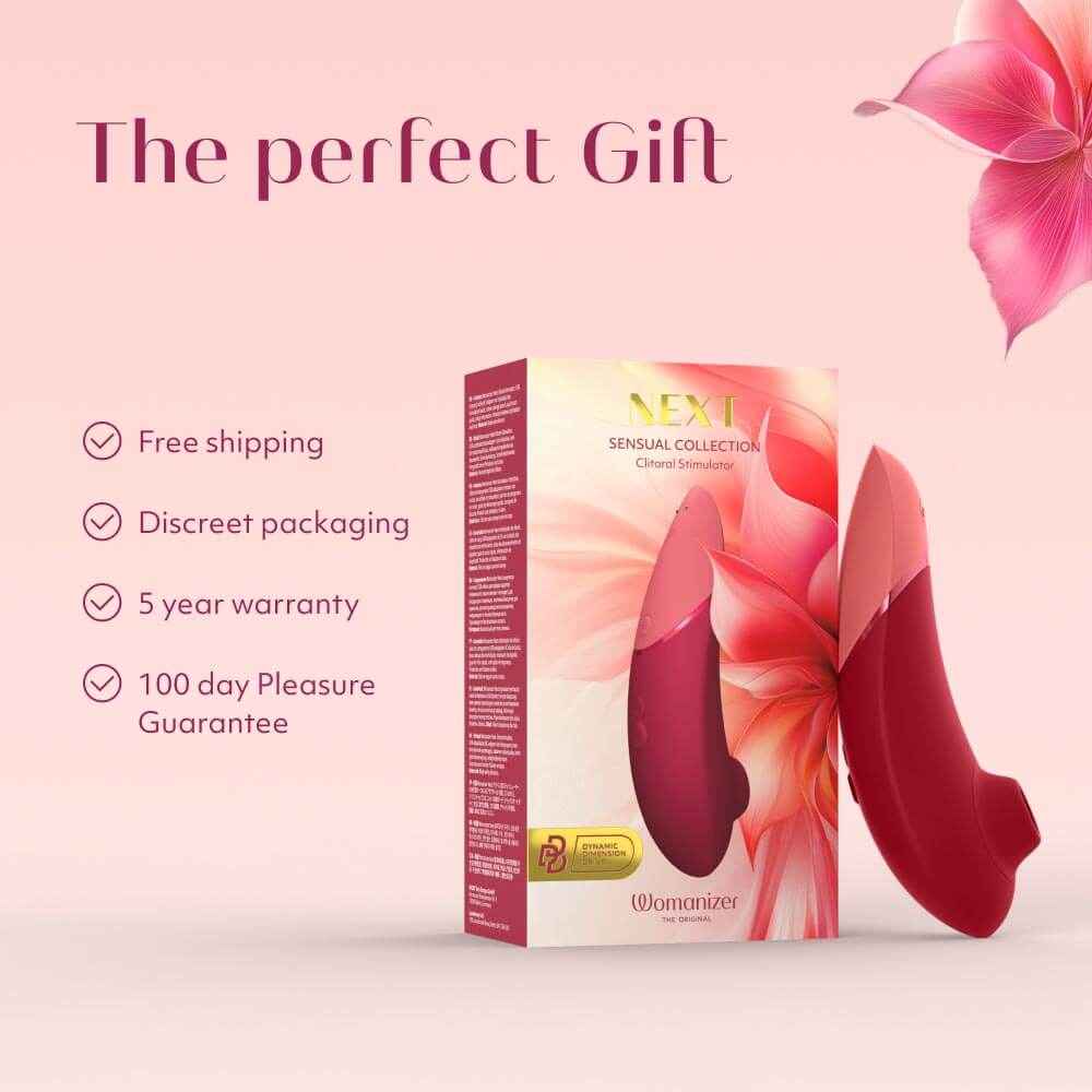 Womanizer
Next 3D陰蒂吸啜器 - 酒紅色
