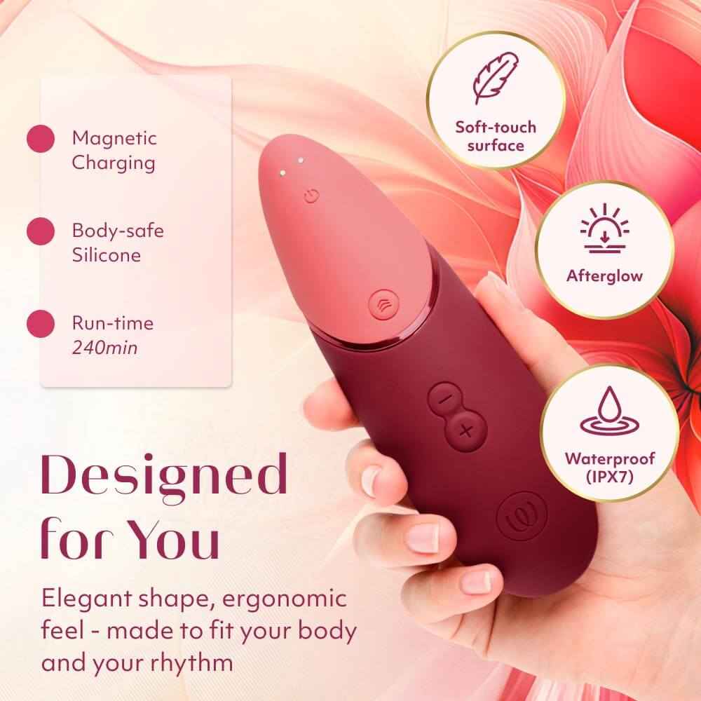 Womanizer
Next 3D陰蒂吸啜器 - 酒紅色