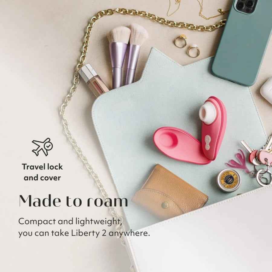 Womanizer
Liberty 2 代 便攜版陰蒂吸啜器 - 亮紅色