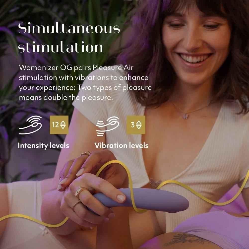 Womanizer
OG Pleasure Air G點吸啜器 - 淡紫色