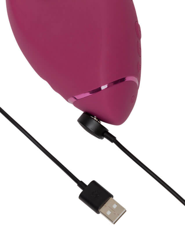 18funstore Womanizer Next DUO 3D陰蒂吸啜及G點按摩器，暗粉色，展現產品的外觀設計與質感