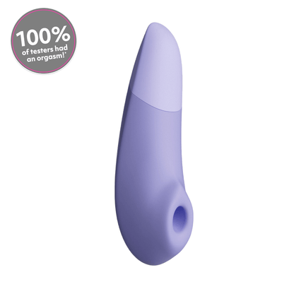 紫色Womanizer增強版Pleasure Air與深層震動陰蒂刺激器，女性成人情趣用品，舒適設計與多功能刺激。