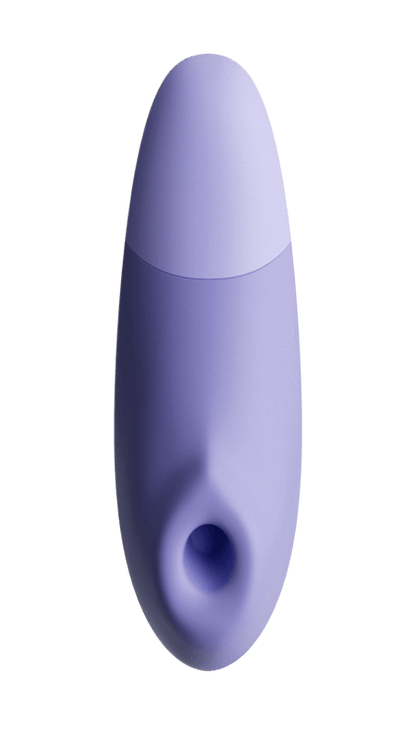紫色Womanizer增強版Pleasure Air和深層震動陰蒂刺激器，人體工學設計，適合女性享受。